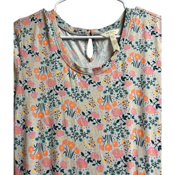 Matilda Jane Joanna Gaines Once Upon A Time Down On the Farm Dress Floral Green - Picture 3 of 10